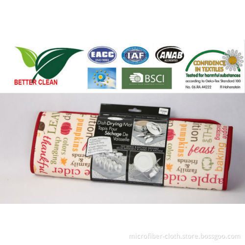 Printing Dish Drying Mat